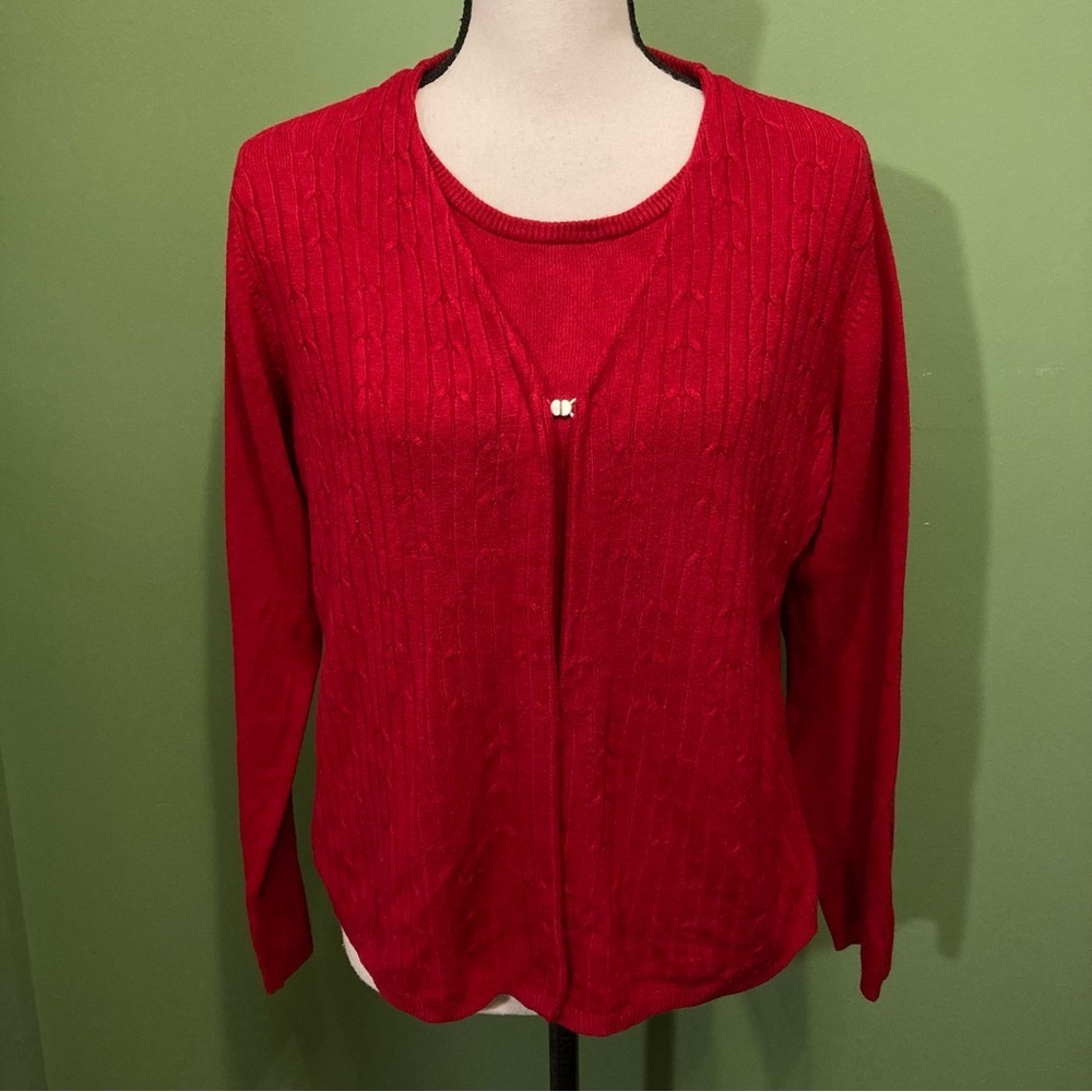 VIP Vibrant Red Women's Cardigan